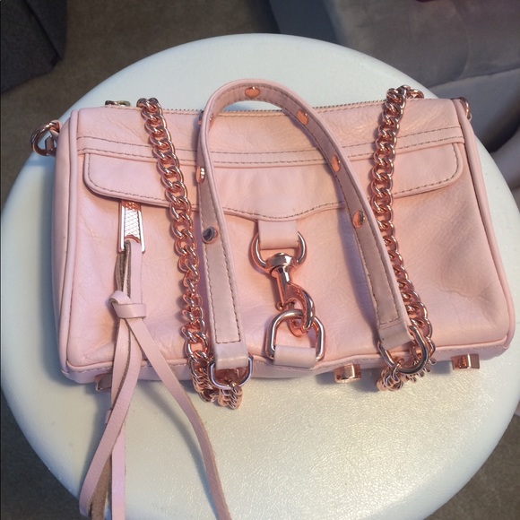 Rebecca Minkoff Handbags - ROSE GOLD and pink Rebecca Minkoff